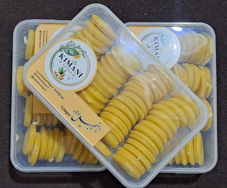 قرص زنجبیل زعفرانی ۶۷۰ گرمی